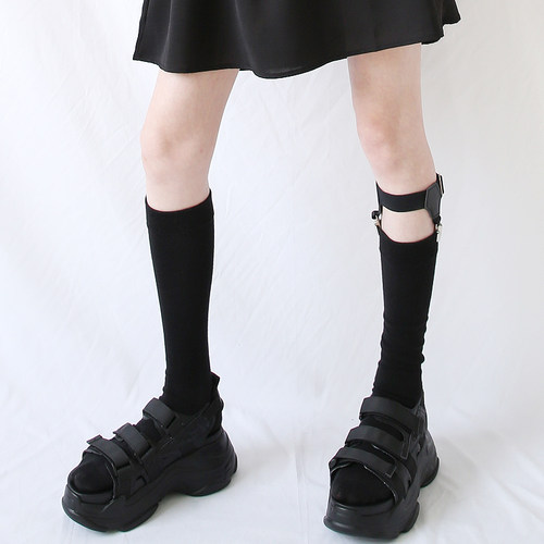 松糕厚底原宿暗黑朋克风凉鞋