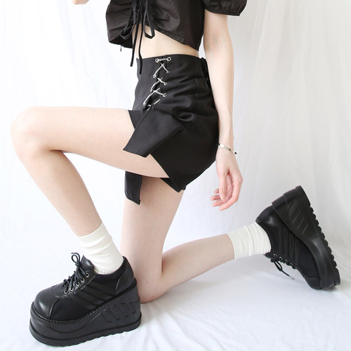 juicepark单鞋女松糕系哥特朋克