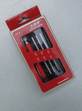 ENDURA力易得4件套星型迷你螺丝批电子批花型螺丝刀钟表批E1116