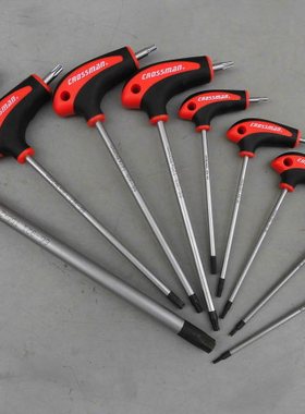 原装进口CROSSMAN美国十字牌带中孔星形六角扳手花型米字T型扳手