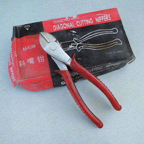 八十年代出口老货7寸重型斜嘴钳
