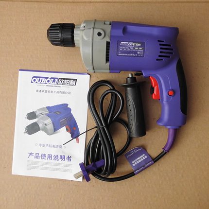 库存老货欧铂利电钻1807多功能正反转手电钻1803电动螺丝刀电起子