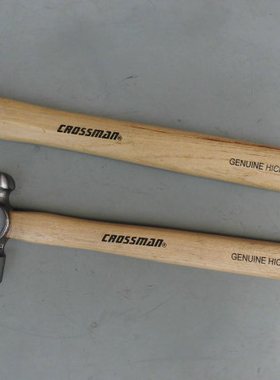 进口工具CROSSMAN美国十字牌圆头锤胡桃木柄奶子锤家用工业级锤子