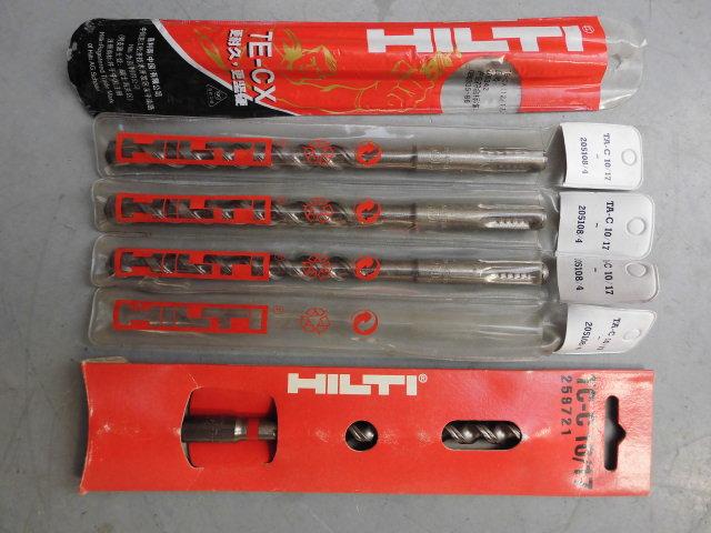 老货德国原装进口hilti喜利得电锤钻头两坑两槽冲击钻头圆柄钻头