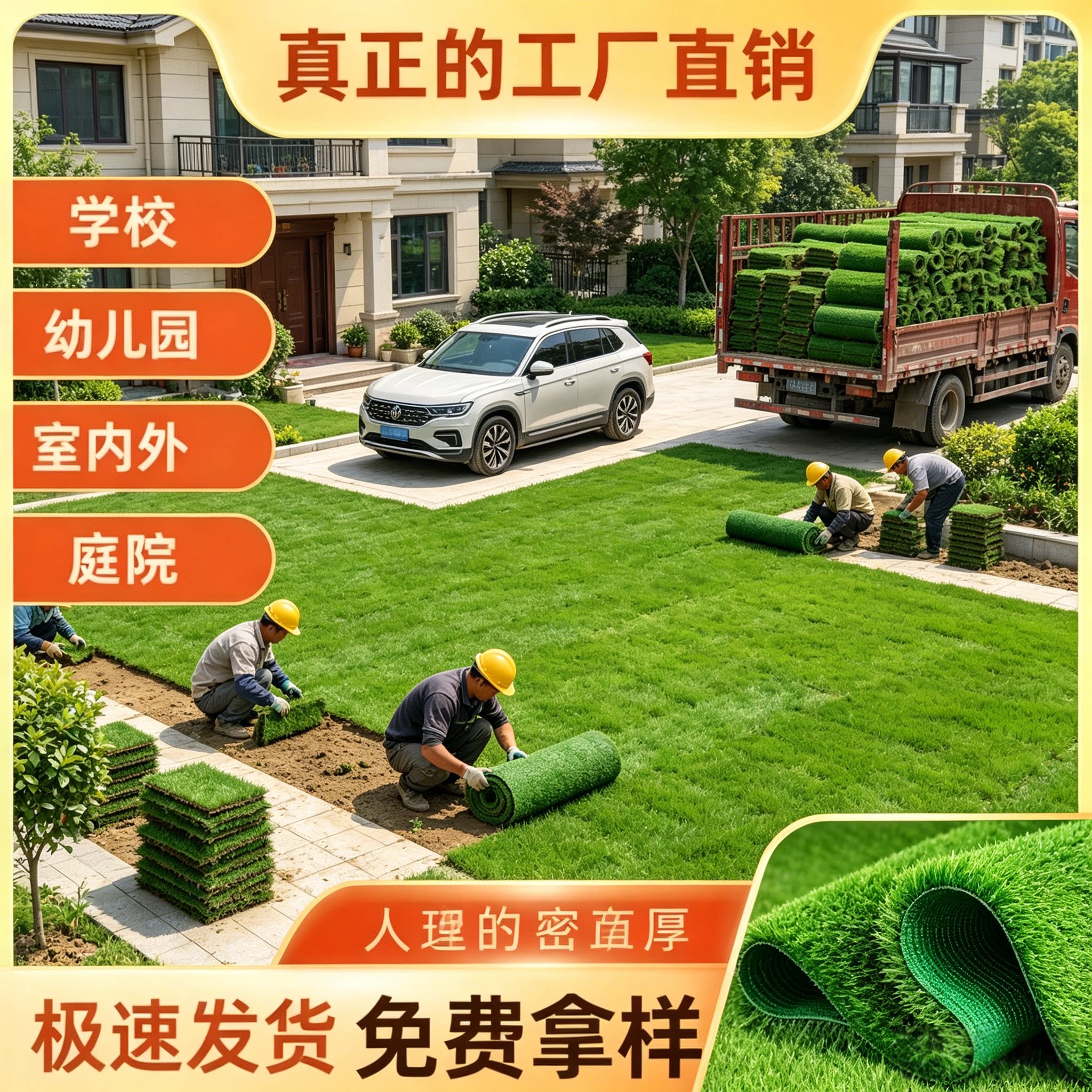 仿真草坪地毯幼儿园户外