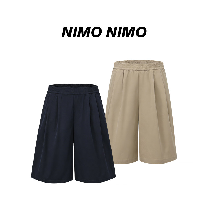 nimonimo女士夏季宽松六分裤图片