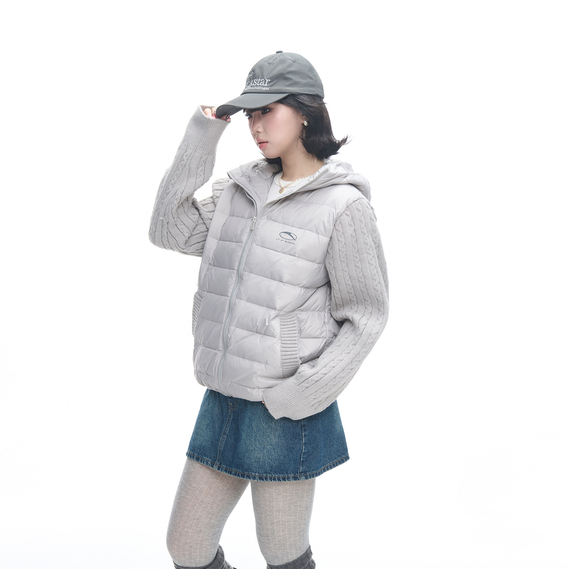 美式复古针织拼接连帽排骨羽绒服女冬季情侣白鸭绒保暖设计感外套,女装/女士精品,羽绒服,淘宝优惠券,粉丝福利购,淘宝优惠卷