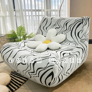 单人毛毛虫懒人沙发套罩全包卍能套四季通用弹力防猫抓沙发保护套