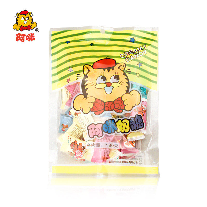 阿咪食品旗舰店 阿咪奶糖 儿时回忆五彩糖纸无蔗糖奶味浓180g袋装在类目 零食/坚果/特产, 糖果零食/果冻/布丁, 糖果中 - 来自Buy2taobao.com提供专业的淘宝代购服务