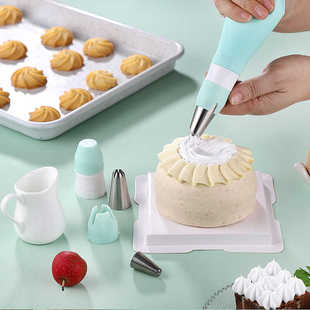 多功能裱花嘴转换器配加厚TPU裱花袋曲奇溶豆奶油挤花袋反复使用