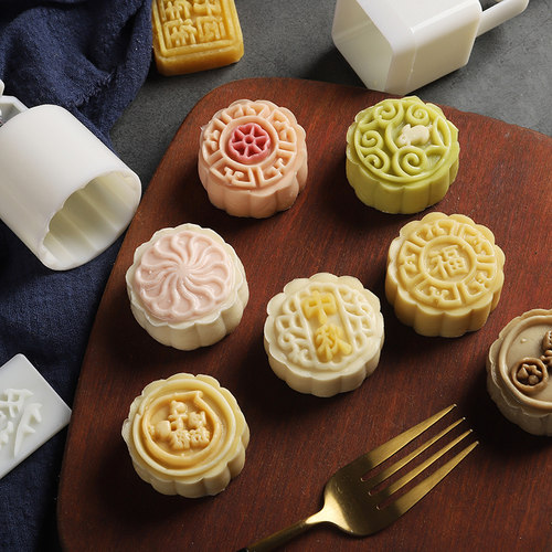 绿豆糕月饼模具手压式做冰皮点心