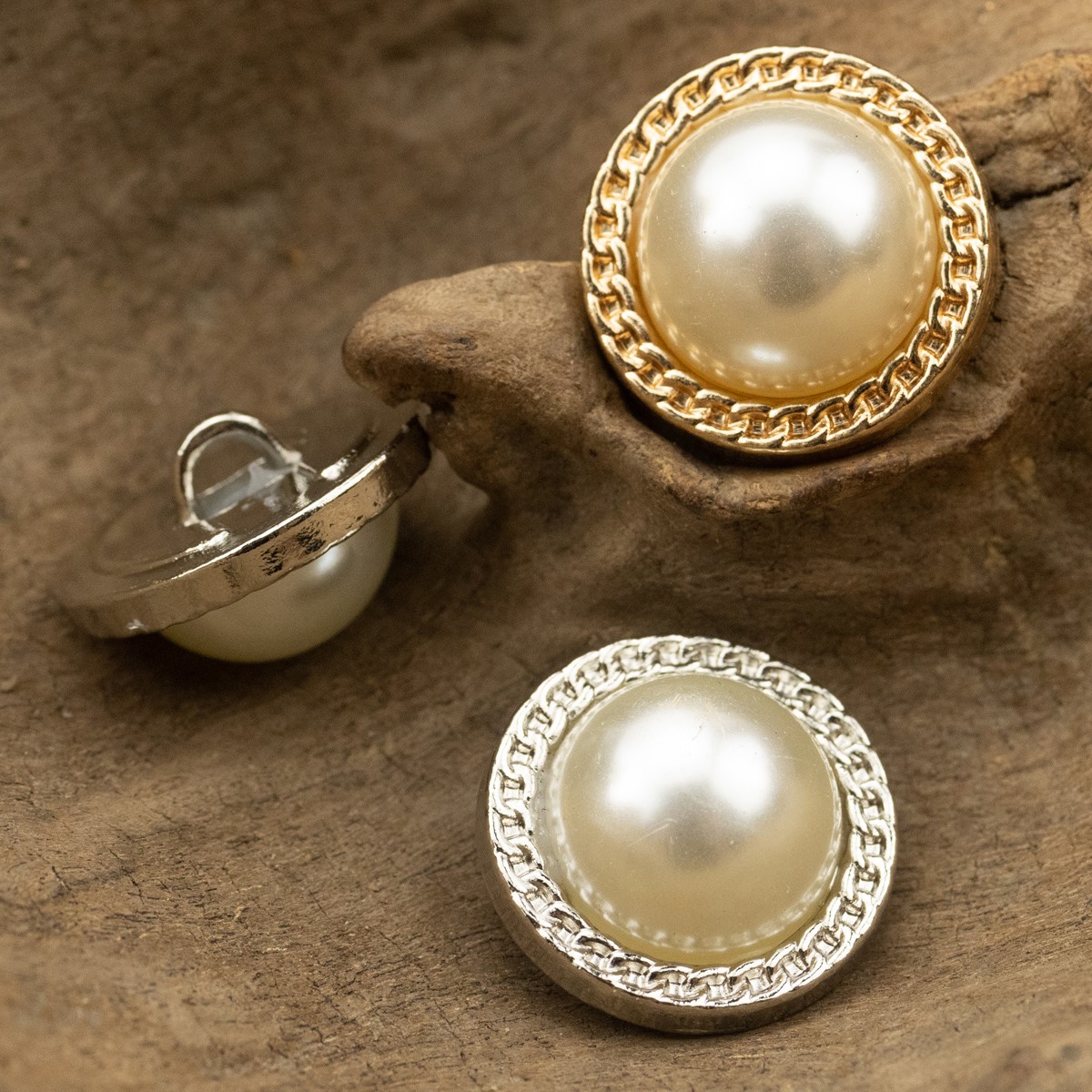 羊绒大衣扣子高档钮扣袖扣毛衣大女扣大号毛呢珍珠金属钮扣开 衫