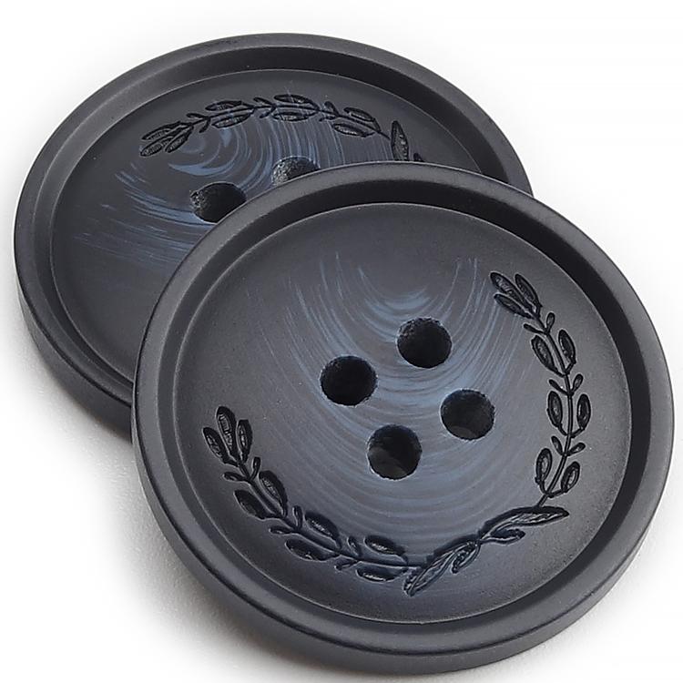 高档树脂钮扣黑色扣子西装西裤外套风衣儿童扣子配件女大衣袖扣