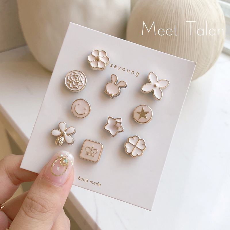 网红ins创意百搭领口别针固定衣服扣针韩国可爱防走光扣迷你胸针