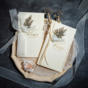 简约誓言卡小清新宣言高级誓词结婚书致辞婚礼小众新郎新娘告白本