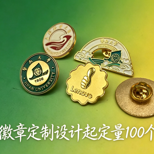  Custom Corporate & University Enamel Pins | MOQ 100Pcs
