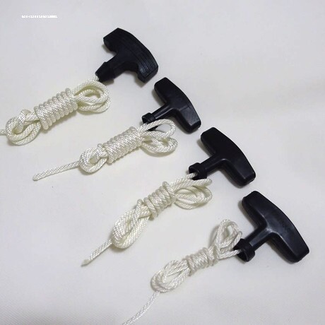 汽油割草机油锯启动器拉绳单打草发电机手工伐木锯拉盘点火器拉线
