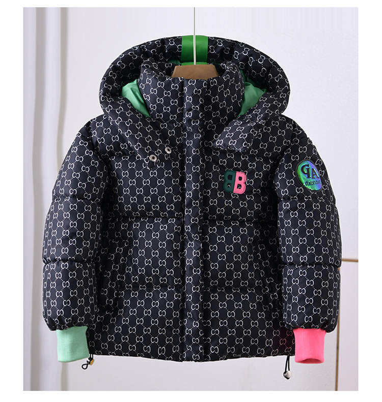 女童冬装棉衣外套2023新款洋气儿童羽绒棉服加厚中长款韩版棉服潮