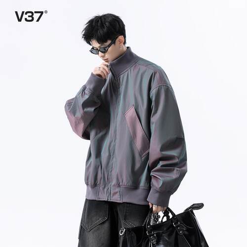 V37美式飞行夹克外套男