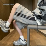 Tide, быстросохнущие летние шорты, спортивные трендовые штаны, в американском стиле, оверсайз