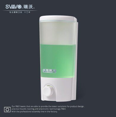 瑞沃手动皂液器挂壁式洗手间手动按压皂液器酒店宾馆V-9101/9102