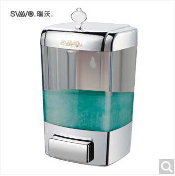 瑞沃 壁挂式手动皂液器 酒店卫生间洗手液器 浴室厨房给皂器