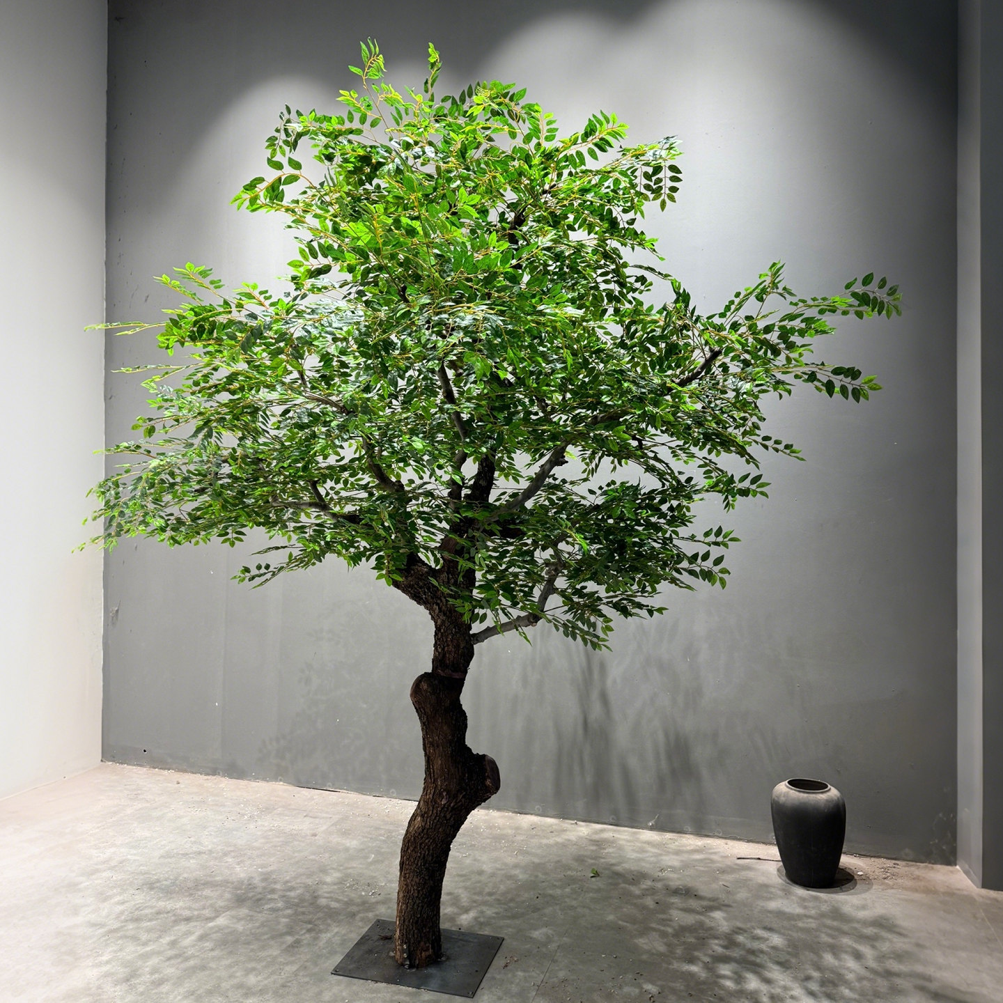 仿真槐树国槐槐蕊豆槐白槐室内外商场酒店造景大型落地摆件假树