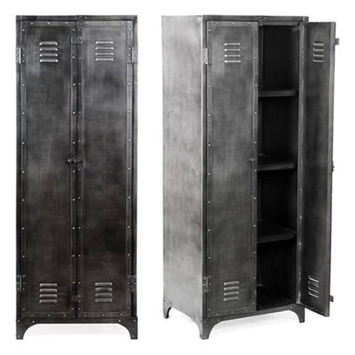 loft工业风做旧铁艺收纳柜