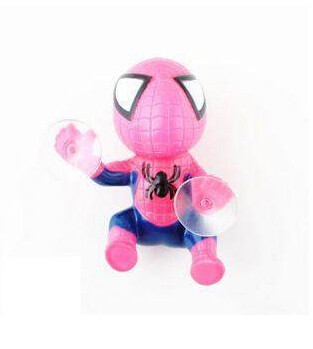 车载蜘蛛侠卡通公仔 Q版吸盘蜘蛛侠公仔 装饰 创意摆件 汽车饰品