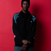 TRACKSUIT JACKET黑绿拼色运动夹克 25WIN READY 法国 HELAS