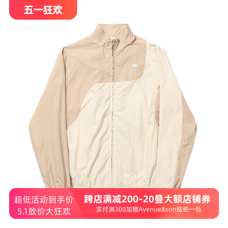 【法国】HELAS SAND TRACKSUIT JACKET BEIGE / CLEAR BROWN 夹克 男装 夹克 原图主图