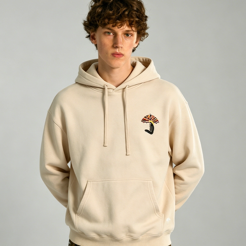 【法国】HELAS 26SP SUNSET HOODIE日落主题LOGO印花套头连帽卫衣