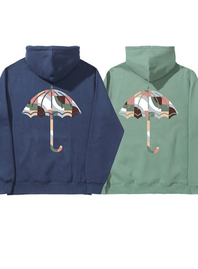 [法国]Helas MOSA HOODIE 雨伞印花连帽帽衫