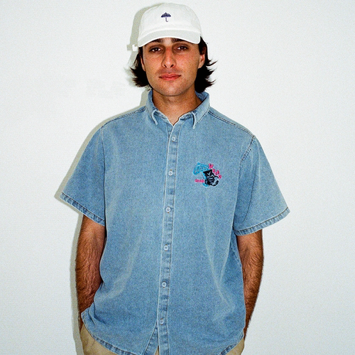 【法国】HELAS 25SU BAD WASHED DENIM SHIRT 水洗牛仔短袖衬衫