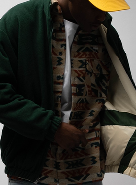 【法国】HELAS 25WIN REVERSO FLEECE SPORT JACKET双面羊毛夹克