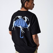 法国 TEE HELAS 25FA DANCING 双色纯棉跳舞主题LOGO T恤