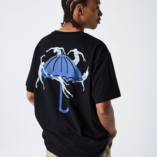 【法国】HELAS 25FA DANCING TEE 双色纯棉跳舞主题LOGO T恤
