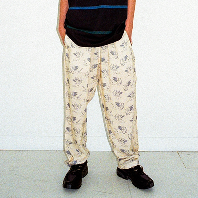 【法国】HELAS 25SU ANGLES PYJANA PANTS 天使印花休闲长裤
