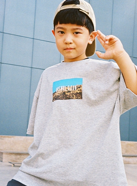 AVENUESON大道之子2025滑板好莱坞照片童装短袖T恤纯棉