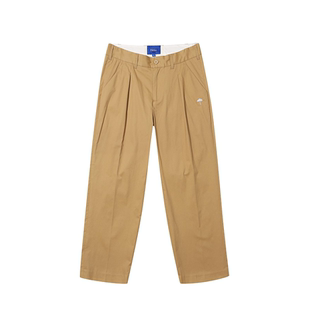 法国 PANTS HELAS PLEAT 卡其休闲直筒长裤 25SP