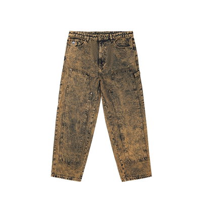 【法国】HELAS 25FA CARPENTER JEANS PANTS棕色木匠水洗牛仔裤