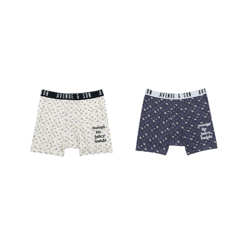 AVENUE&SON x JUICY2026联名碎花满印内裤纯棉透气平角亲肤四角裤