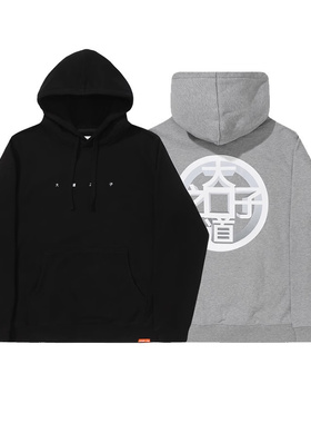 AVENUE&SON 大道之子 加绒保暖秋冬连帽套头帽衫卫衣