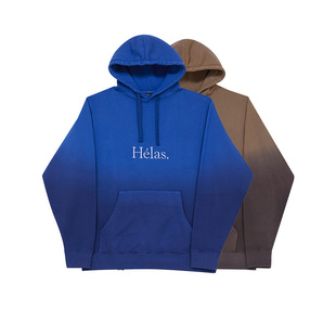 HOODIE宽松抓绒印花休闲帽衫 MOONSET Helas 卫衣 法国