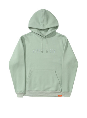 AVENUE&SON 抓绒套头保暖连帽帽衫