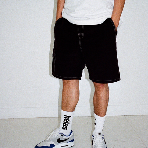 【法国】HELAS 25SU BAD SHORTS 明线刺绣口袋休闲短裤