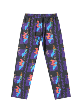 【法国】HELAS FLASH PYJAMA PANTS满印印花休闲长裤束腿裤