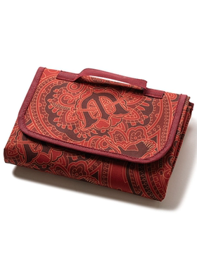 EVISEN 25SS PAISLEY PICNIC SHEET红色满印手拿包钱包