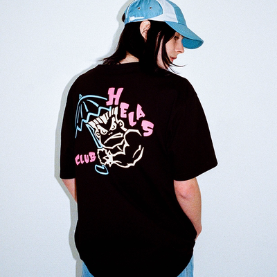 【法国】HELAS 25SU BAD TEE 淘气印花LOGO短袖T恤