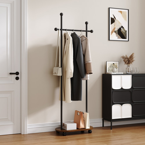 禾韵宫北欧落地衣帽架可移动带轮